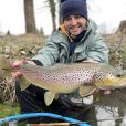 Big Brown Trout Close To Venice