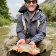 Flyfishing on lower River Sarca in Trentino Italy