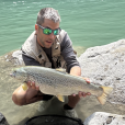 River Sesia fly fishing Italy